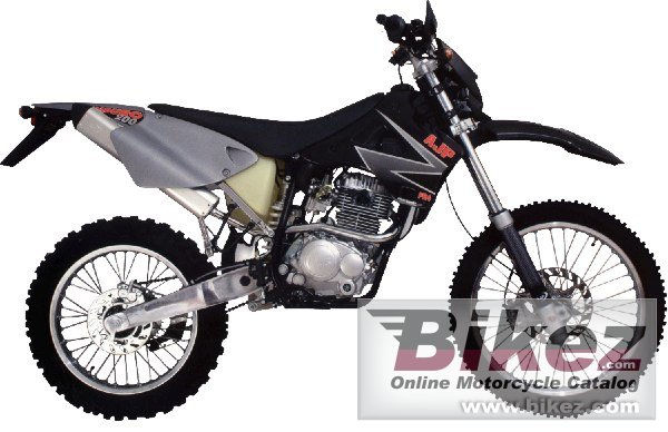 Big AJP pr4 200 enduro picture and wallpaper from Bikez.com